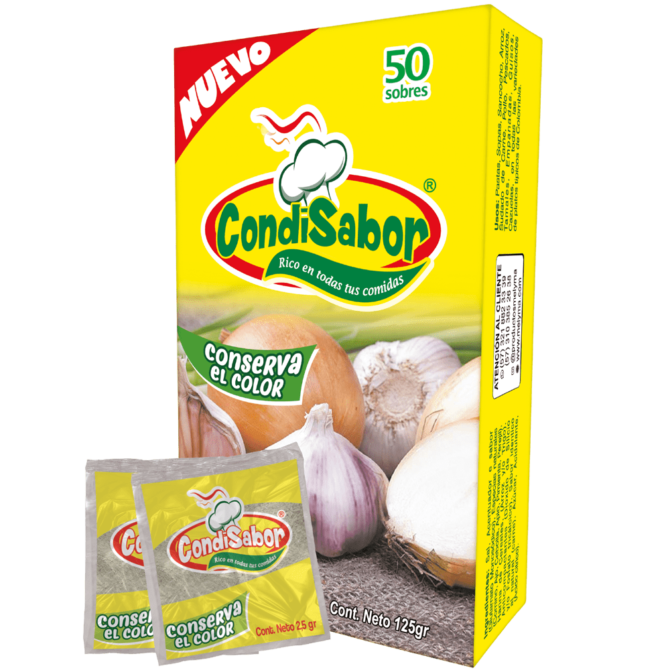 Condisabisabor x 50 Sobres x 125 g