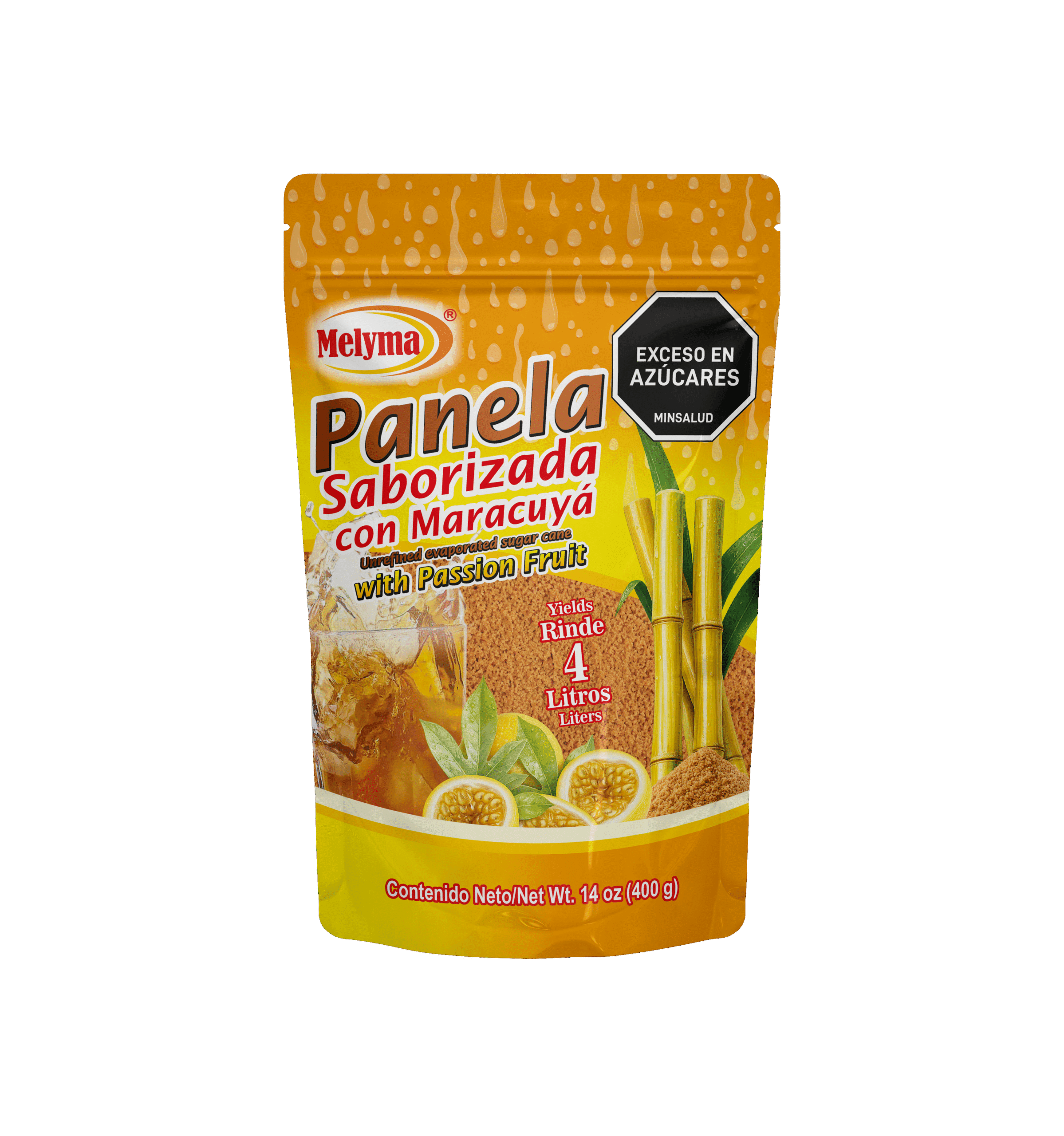 Panela Saborizada Con Maracuya 400 g