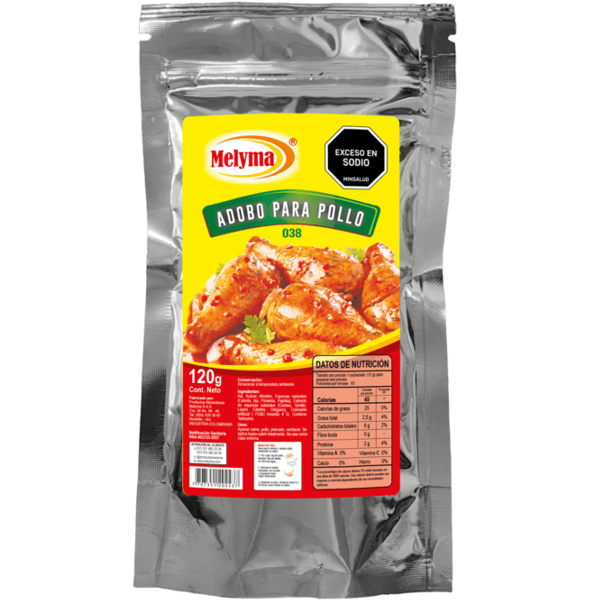 Adobo Pollo 038 120 g x 6 uds