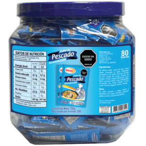 Caldo de Pescado 9 g x 80  Sobres x 720 g