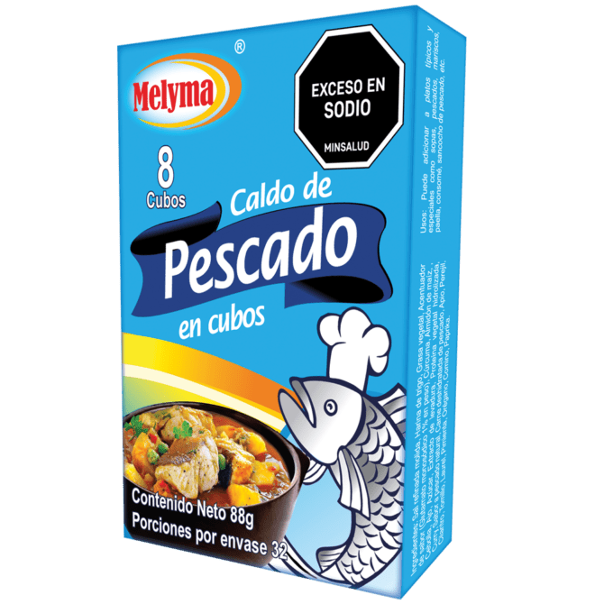 Caldo de Pescado x  8 Cubos X 24 uds